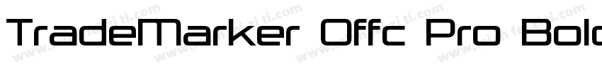 TradeMarker Offc Pro Bold字体转换